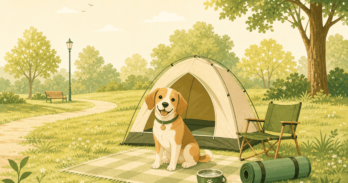 犬連れキャンプの始め方｜夏のアウトドアデビューで確認したいキャンプ場選びと安全対策