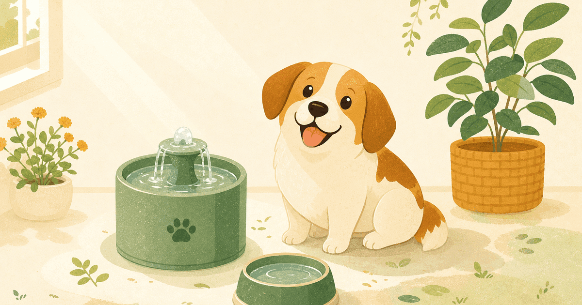 犬の給水器・自動給水器の選び方｜循環式・ボウル・ノズル型・ディスペンサー型を比較