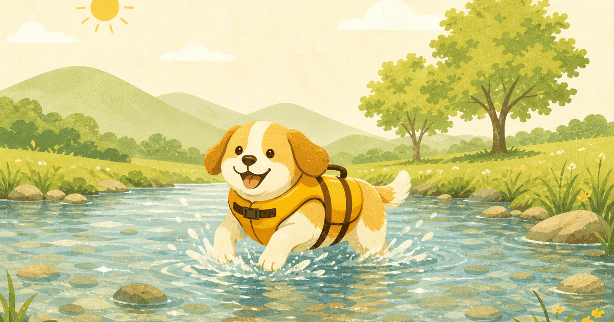 犬の水遊びの安全｜海・川・プールの注意点と水中毒・レプトスピラ・溺水を防ぐコツ