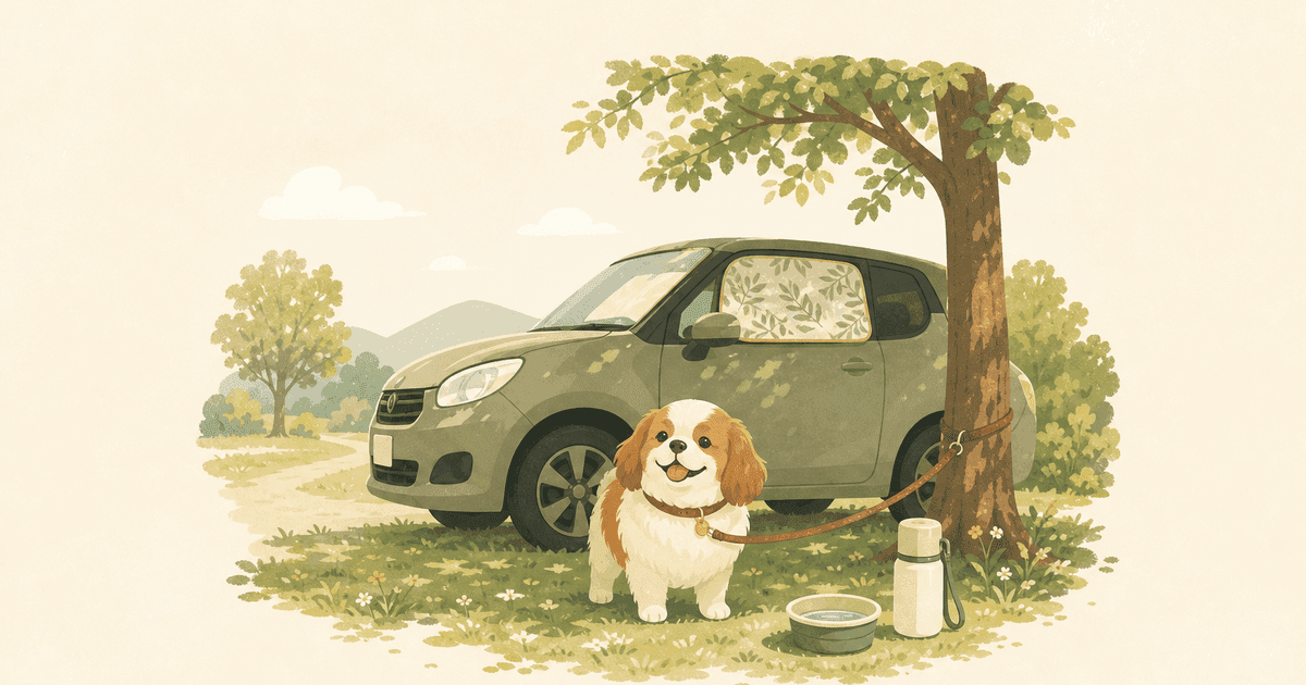 犬と夏に車でお出かけする時の暑さ対策｜行き先選び・車内放置NG・目的地での過ごし方