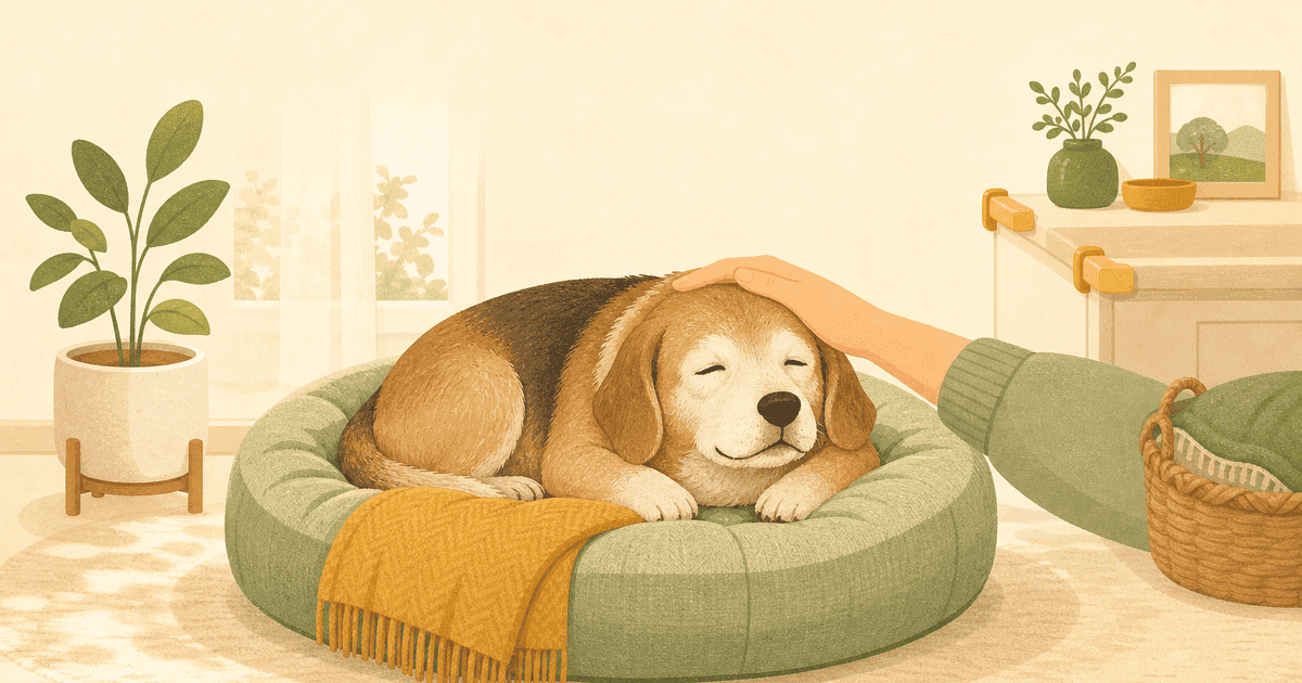 犬の認知症(認知機能不全症候群)｜夜鳴き・徘徊などのサインと家庭での向き合い方