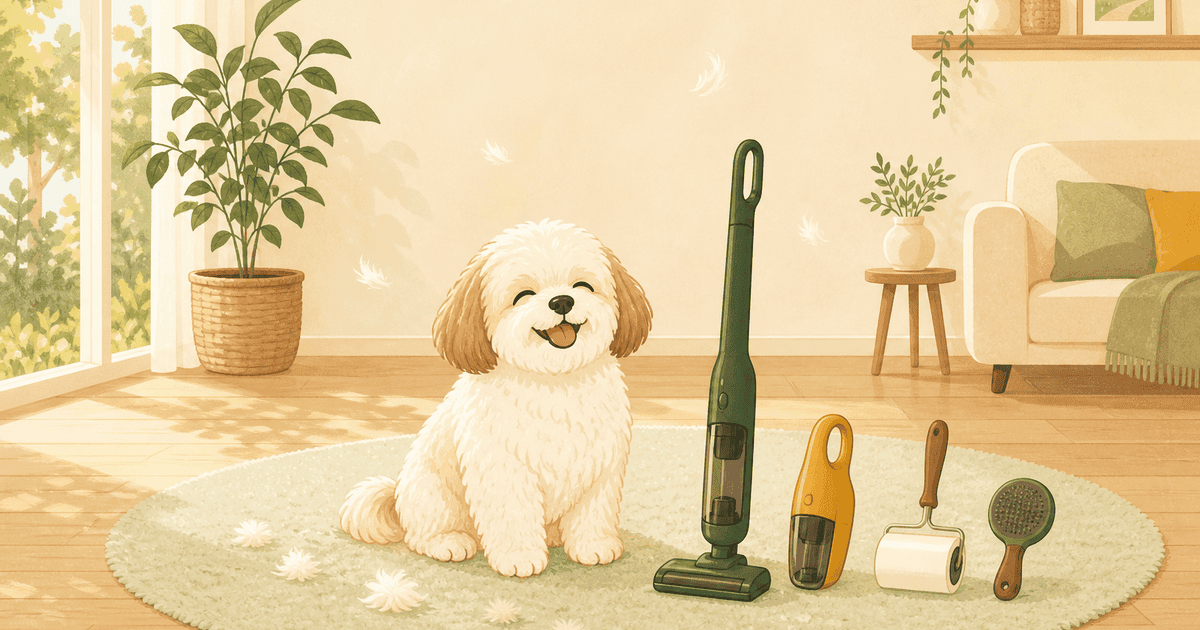 犬の抜け毛の掃除グッズ・ペット向け掃除機の選び方｜タイプ別比較と毛絡み対策