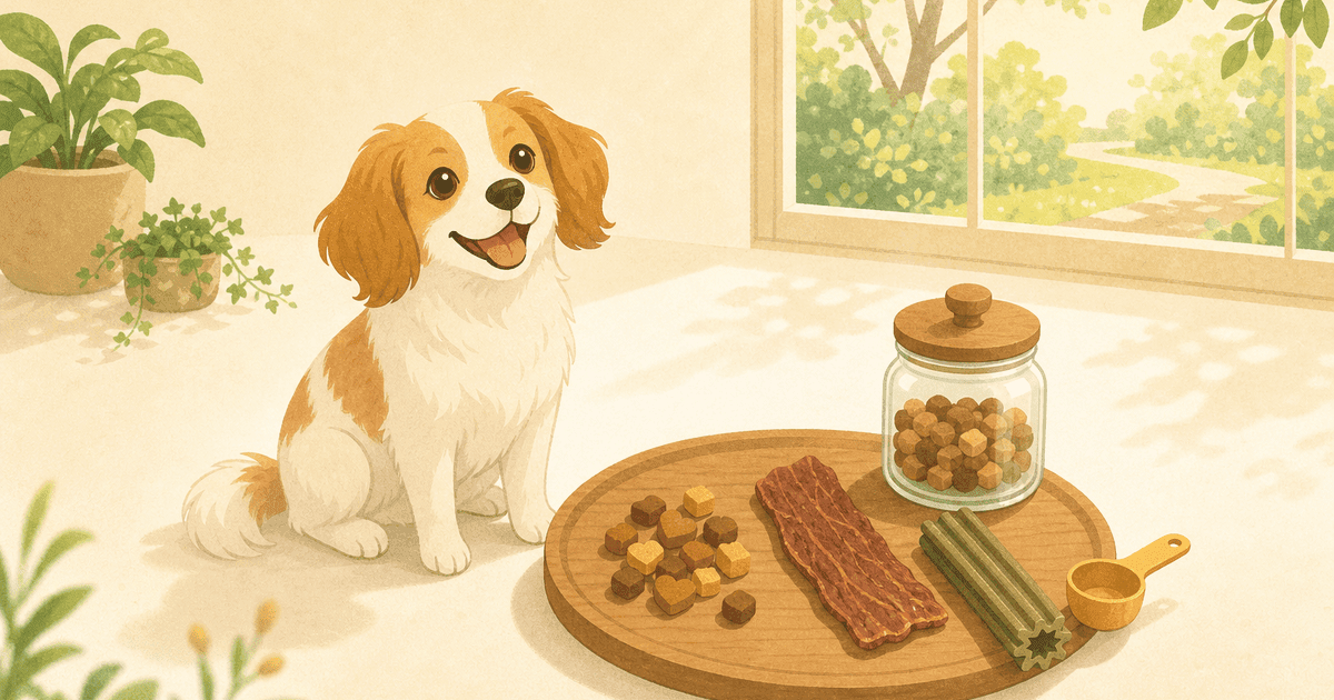 犬用おやつの選び方｜量の目安・タイプ別比較・安全な与え方