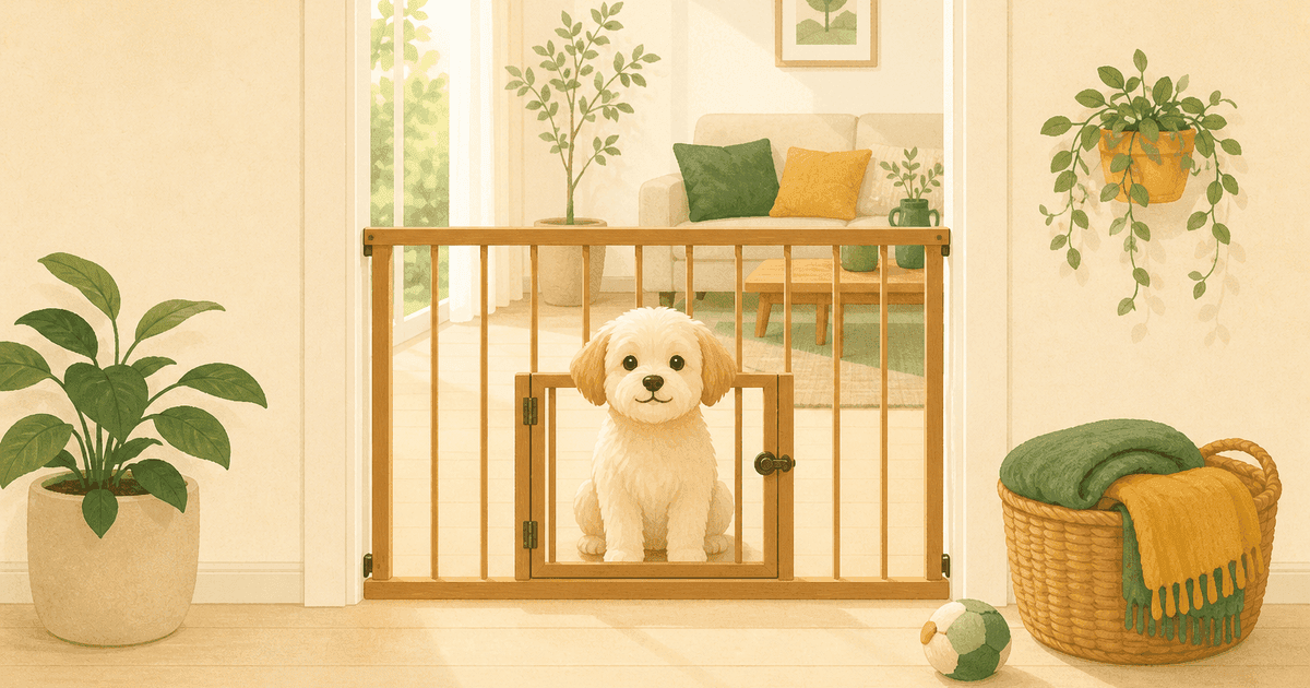 犬のペットゲート・室内フェンスの選び方｜突っ張り式・置くだけ・固定式を比較(脱走・侵入・転落防止)