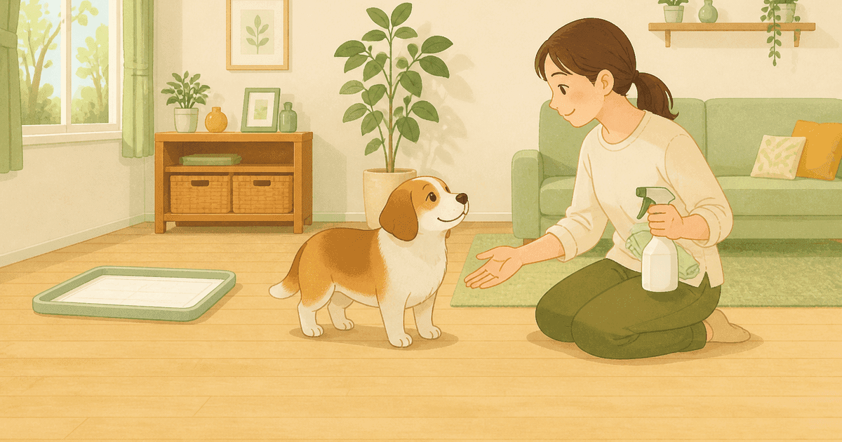 成犬になってからのトイレの失敗(粗相)とマーキング｜まず病気を除外し、環境と学習から立て直す