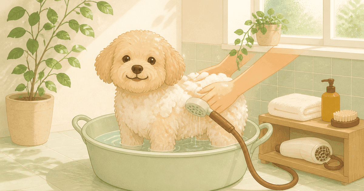犬のシャンプーのやり方と頻度｜自宅で洗う手順・乾かし方・嫌がる子への慣らし方