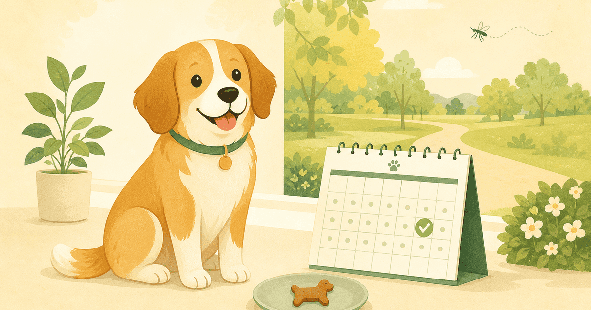 夏の犬のフィラリア・ノミ・ダニ予防｜投薬の時期・薬のタイプ・始める前の注意