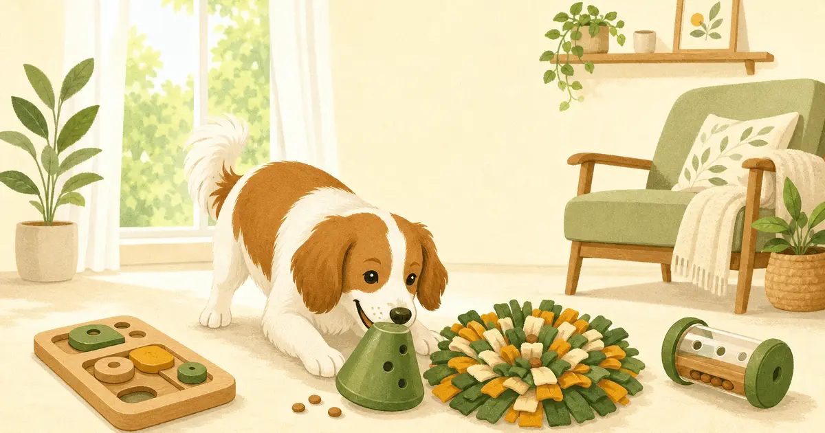 犬の知育トイの選び方｜タイプ別比較と安全な使い方(留守番・早食い防止・脳トレ)