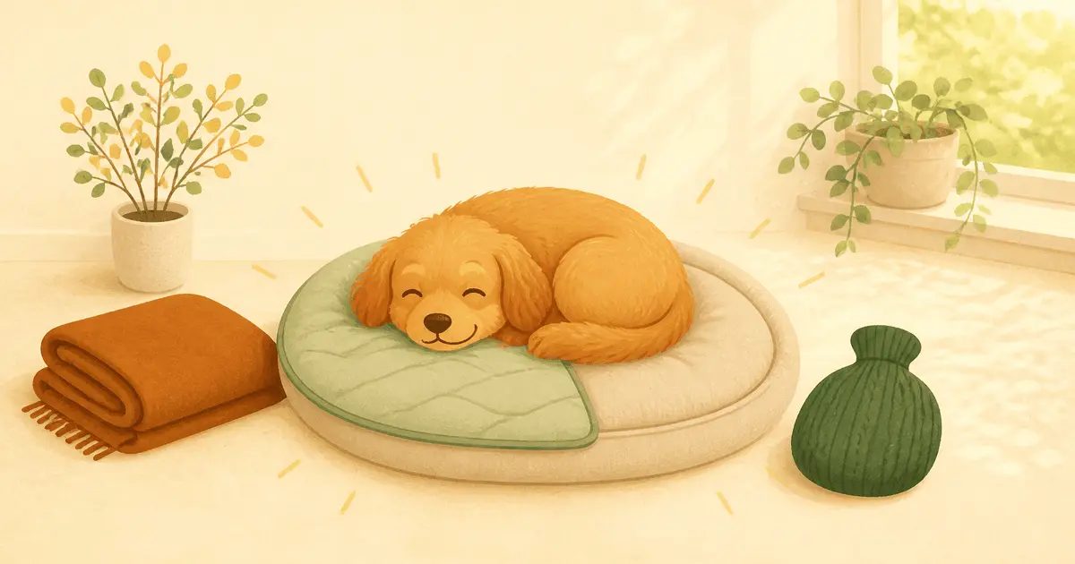 犬用ホットカーペット・ペットヒーターの選び方｜人用との違い・適温の目安・タイプ別比較と留守番中の安全な使い方