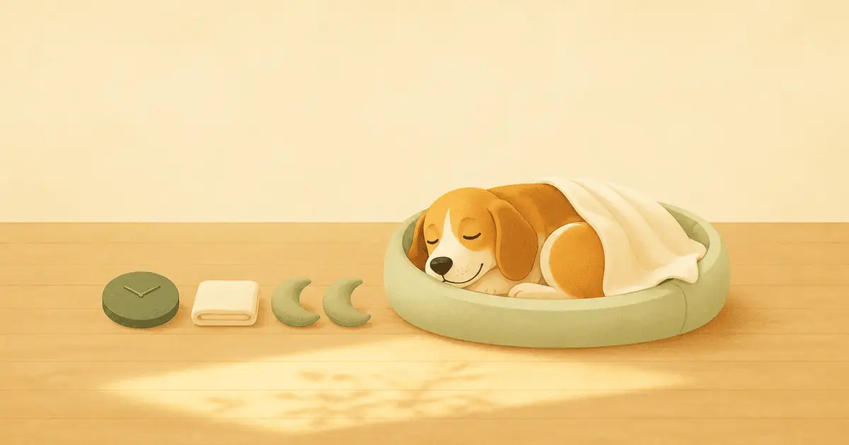 犬の睡眠時間と眠りの質｜1日何時間が目安?寝すぎ・夜中に起きる・寝ながらピクピクの読み解き方