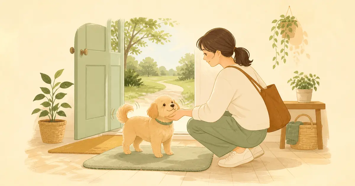 犬の「うれション」は叱らないで｜興奮性排尿と服従性排尿の違い、帰宅時・来客時の落ち着いた接し方、受診で除外したい病気