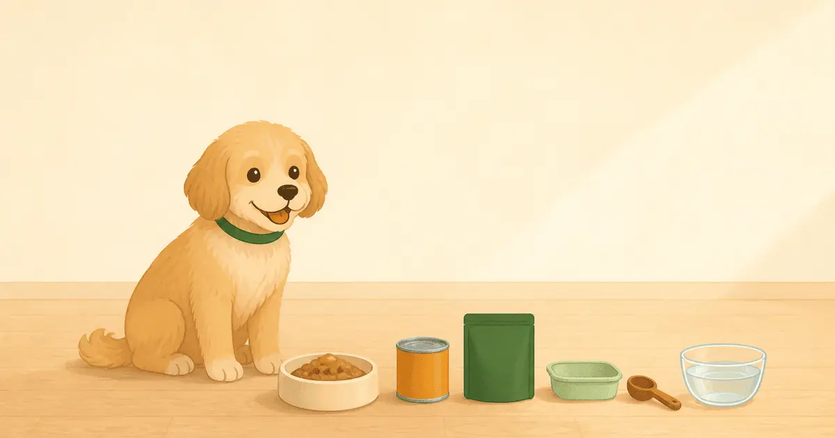 犬用ウェットフード(缶詰・パウチ)の選び方｜総合栄養食と一般食の見分け方・水分量・与える量の計算